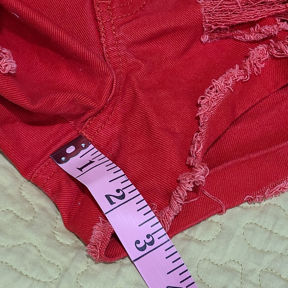 Aeropostale distressed Aero Cheeky shorts size 2 - Picture 8 of 8
